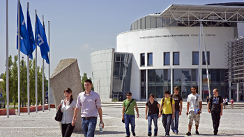 Der TUM-Campus in Garching bei München